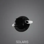 پنل ال ای دی 7 وات بدنه مشکی دایره ای پارس شعاع توس